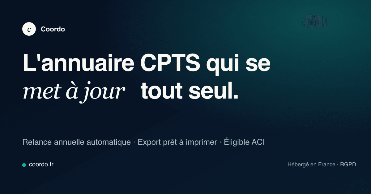 ACI CPTS : tout comprendre du financement 2026